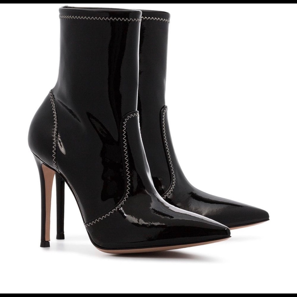 Gianvito Patent Ankle Boots
